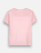 Coccodrillo тениска за деца от памук с еластан розова EVERYDAY GIRL A