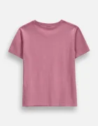 Coccodrillo тениска за деца от памук с еластан розова EVERYDAY GIRL A
