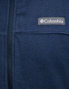 Columbia Поларен суичър Basin Trail мъжки в тъмносиньо с изчистен дизайн 1907753
