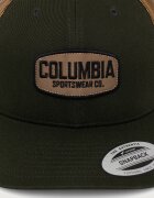 Columbia шапка trucker от памучна материя зелена 1652541