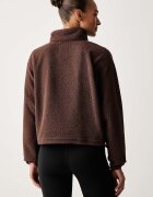Columbia спортен суичър дамски от полар Helvetia кафяв 2092231