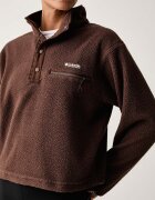 Columbia спортен суичър дамски от полар Helvetia кафяв 2092231