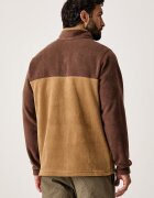 Columbia спортен суичър мъжки Steens Mountain Half Snap кафяв 2097721