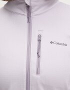 Columbia Суичър за спортове на открито Essential Hike в лилаво с принт 2136233