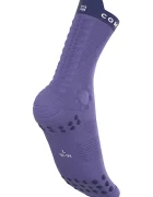 Compressport спортни чорапи Pro Racing v4.0 виолетови XU00048B