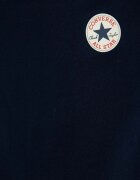 Converse Детска памучна тениска в зелено с принт