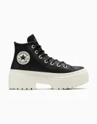 Converse Кожени кецове Chuck Taylor All Star Lugged Heel в черно A12328C