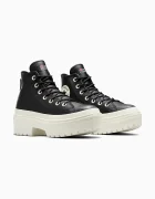 Converse Кожени кецове Chuck Taylor All Star Lugged Heel в черно A12328C