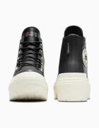 Converse Кожени кецове Chuck Taylor All Star Lugged Heel в черно A12328C