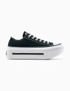 Converse Ниски кецове Chuck Taylor All Star Lift Double Stack в черно A15490C