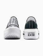 Converse Ниски кецове Chuck Taylor All Star Lift Double Stack в черно A15490C