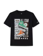 Converse тениска за деца от памук черна 9CJ886