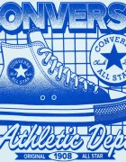 Converse тениска за деца от памук синя 9CH945