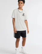 Converse тениска за деца с памук бяла 9CJ885