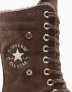 Converse Високи кецове Chuck Taylor All Star Star Fold Over Lift в кафяво A15230C