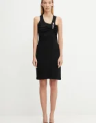 coperni Памучна рокля Washing Clip Rib Dress