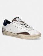 CRIME LONDON DISTRESSED 2.0 маратонки мъжки от кожа бели 10055AA9