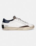 CRIME LONDON DISTRESSED 2.0 маратонки мъжки от кожа бели 10055AA9