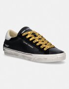 CRIME LONDON Кожени маратонки DISTRESSED 20 мъжки в черно 11074AA8