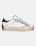 CRIME LONDON Кожени маратонки DISTRESSED PLATFORM в бяло 29053PP8