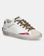CRIME LONDON Кожени маратонки DISTRESSED в бяло 25000AA8
