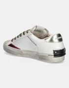 CRIME LONDON Кожени маратонки DISTRESSED в бяло 25000AA8