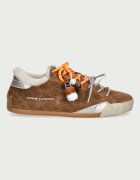 CRIME LONDON SNEAKERINA маратонки дамски от велур кафяви 23604AA9
