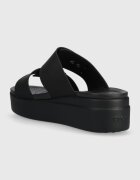 Crocs Чехли Brooklyn Low Wedge Sandal в черно с платформа 207431 208728
