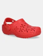 Crocs Чехли CLASSIC FLORAL CUT OUT CLOG KIDS