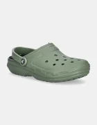 Crocs Чехли Classic Lined Clog в зелено 203591