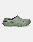 Crocs Чехли Classic Lined Clog в зелено 203591