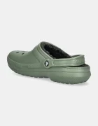 Crocs Чехли Classic Lined Clog в зелено 203591