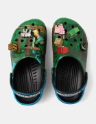 Crocs Чехли Classic Minecraft Clog в зелено 210829-90H