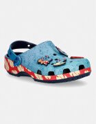 Crocs чехли Classic Stitch Multi Clog сини 213006