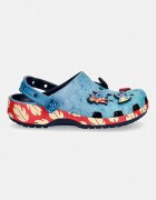 Crocs чехли Classic Stitch Multi Clog сини 213006