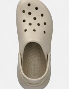Crocs Чехли Crush Clog в бежово с платформа 207521