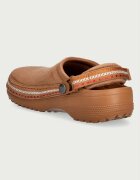 Crocs чехли дамски Classic Crafted Vegan Suede Stitch Clog кафяви 214048