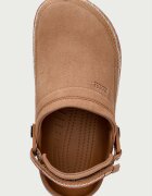 Crocs чехли дамски Classic Crafted Vegan Suede Stitch Clog кафяви 214048
