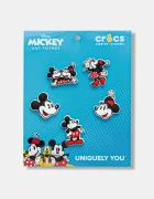 Crocs Детски значки за обувки Mickey and Minnie PVC 5Pck (5 броя)