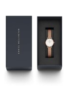Daniel Wellington Часовник Petite 24 Pressed дамски в розово