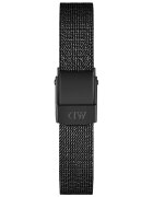 Daniel Wellington Каишка за часовник Quadro Petite Pressed Ashfield Black