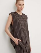 Day Birger et Mikkelsen Ленен елек Enid - Casual Linen Stripe