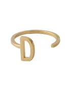 Design Letters Позлатен сребърен пръстен