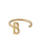 Design Letters Позлатен сребърен пръстен