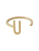 Design Letters Позлатен сребърен пръстен