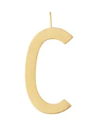Design Letters Позлатена сребърна висулка