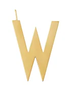 Design Letters Позлатена сребърна висулка