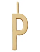 Design Letters Позлатена сребърна висулка