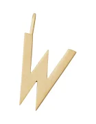 Design Letters Позлатена сребърна висулка