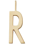 Design Letters Позлатена сребърна висулка